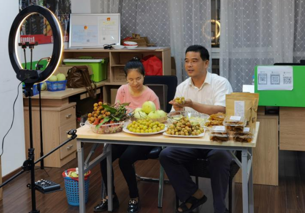 惠農網培育“農民主播” 廣東英德果農年銷400萬