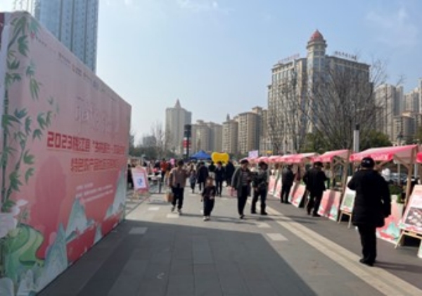 桃江優質農特產進城 社區“市集”火爆星城